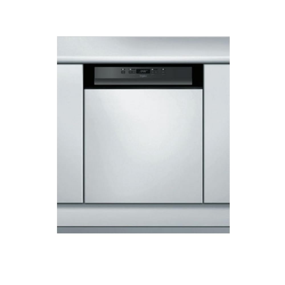 Lave vaisselle encastrable 60 cm Whirlpool WBC3C26B - Lave vaisselle integrable Bandeau noir - Classe énergétique A++ / Affichage temps restant - Dépa