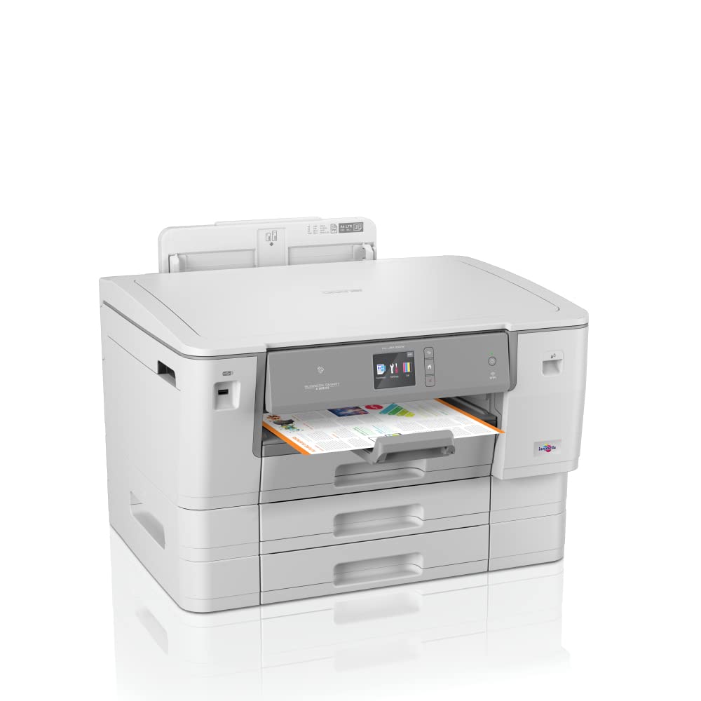 Brother HL-J6010DW | Imprimante Jet d'encre Couleur | Format A3 |Wi-FI | NFC | Jusqu'à 30 Pages par Minute | Recto-Verso | Inclus Cartouches de Démarrage Haute Capacité