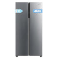 Comfee' RCS609IX2 Réfrigérateur-Congélateur Américan/No Frost/Compresseur Inverter/Hauteur 177,5 cm/460 L(271+189) de Réfrigération/Double contrôle/SuperCool, Inox