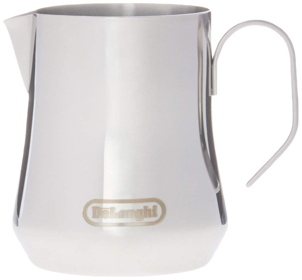 De'Longhi Dinamica, Machine expresso avec broyeur, ECAM 350.35 SB, 2L,Argent et Noir & DLSC060 Pichet à lait 350ml, Acier Inoxydable