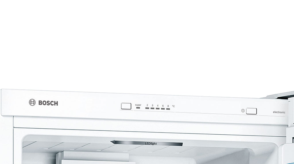 Bosch KGV33VWEAS, Série 4, Réfrigérateur congélateur, Pose libre, 176 x 60 cm, 195 L / 94 L, Blanc