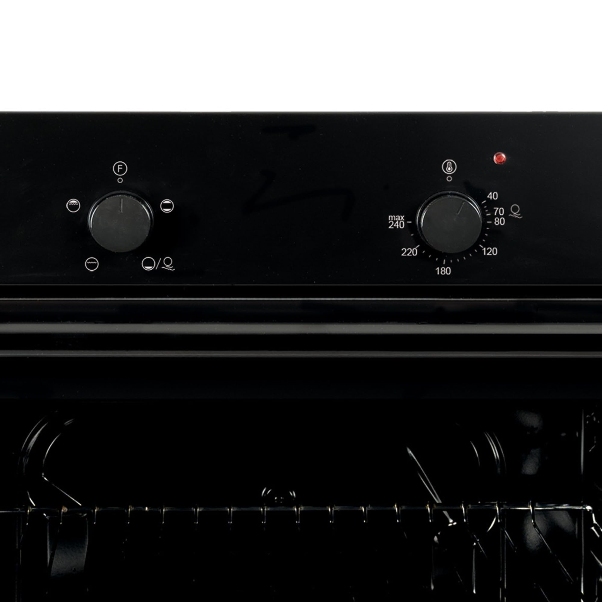 Cata Four statique SES 6004 BK 4 fonctions porte panoramique Full Glass Nettoyage AquaSmart Éclairage intérieur Largeur 60 cm Grande capacité 62 L Éclairage intérieur Finition inox Verre noir