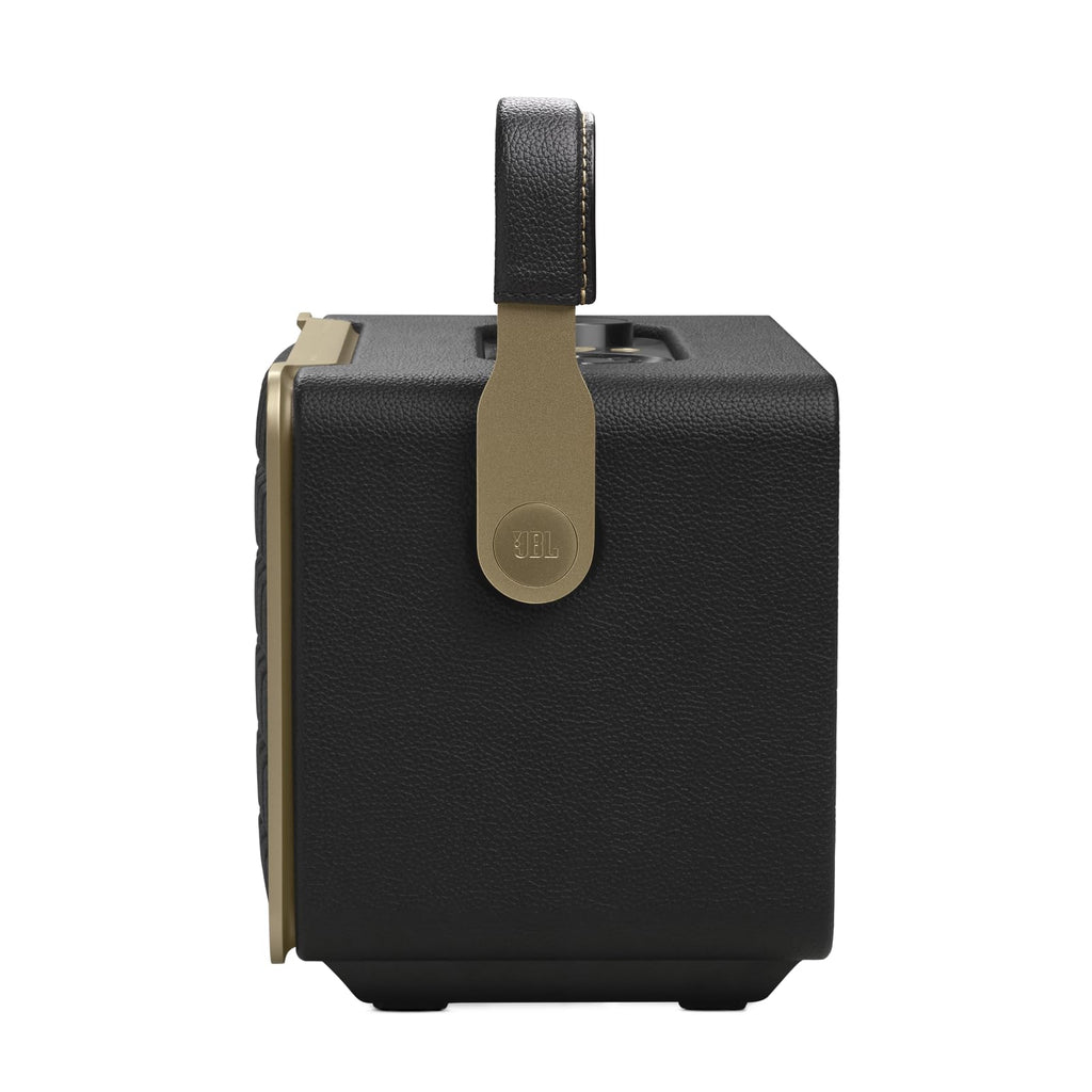 JBL Authentics 300 Enceinte intelligente connectée portable avec WiFi, Bluetooth et assistants vocaux, design rétro, noire
