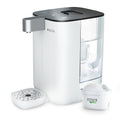 BRITA Cube Distributeur d'eau filtrée chaude ou tempérée (4.0 L) différentes tailles de contenants pré-enregistrés, technologie UV-C & filtre à eau MAXTRA PRO Expert anti-tartre inclus
