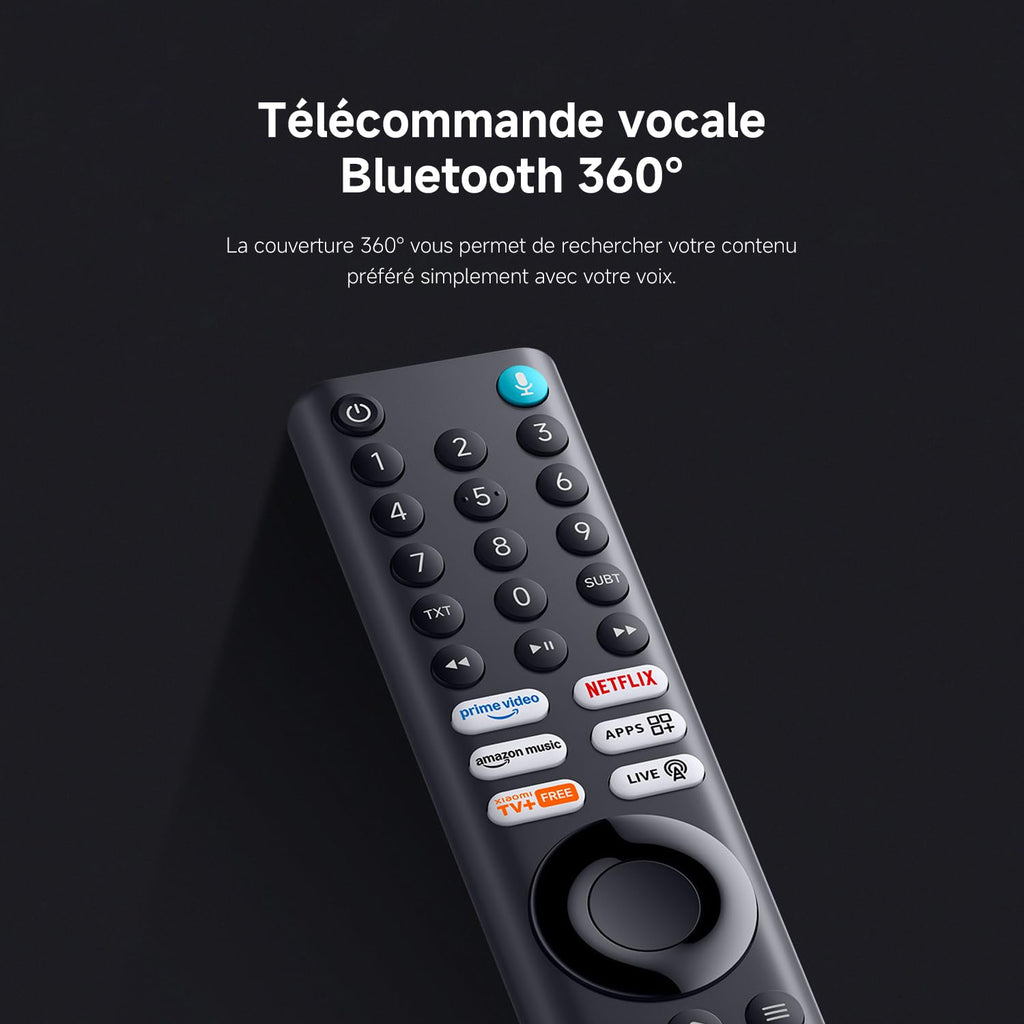 Xiaomi TV F 50, 127 cm (50 Pouces), 4K UHD, Smart TV, Fire TV, Contrôle Vocal Alexa, HDR10, MEMC, Mode Game Boost 120Hz, 2Go+32Go, Compatible avec AirPlay