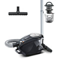 Bosch Electroménager Série 8, BGS7MS64, aspirateur traîneau sans Sac ProSilence, extrêmement Silencieux, Technologie SensorBagless et système de Nettoyage Intelligent du Filtre, Noir
