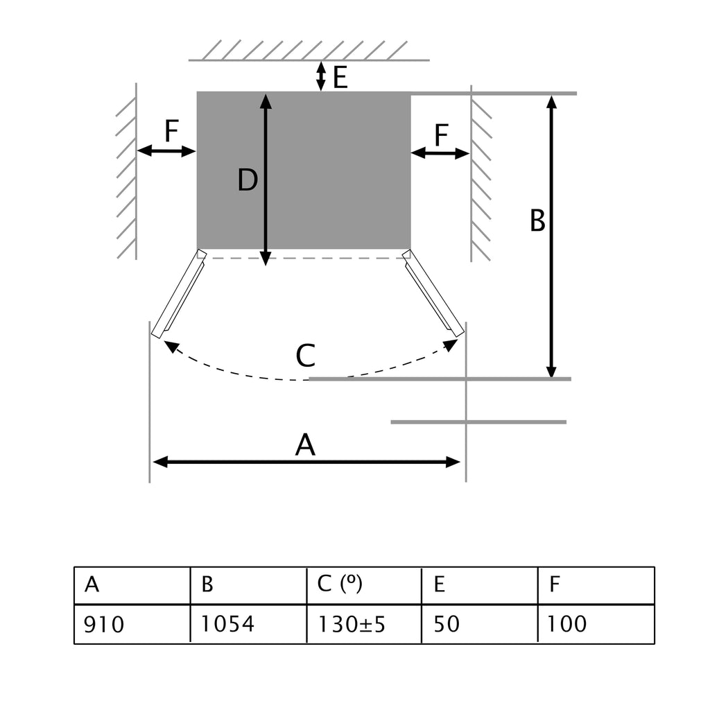 Cecotec Réfrigérateur Américain de 559 Litres Bolero CoolMarket SBS 562 Dark D. 177 cm de Hauteur et 90 cm de Largeur, Classe D, Système Multi Air Flow, No Frost Total, Moteur Inverter Plus