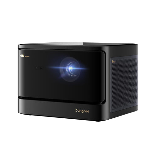 4K Vidéoprojecteur & Blu-Ray 3D, 2450 ISO Lumens, Dangbei Vidéoprojecteur avec GTV/Netflix, Home cinéma, 2x12W Haut-Parleur, HDR10+, WiFi 6 Bluetooth, Dolby Digital Plus DTS:X (DBOX02)