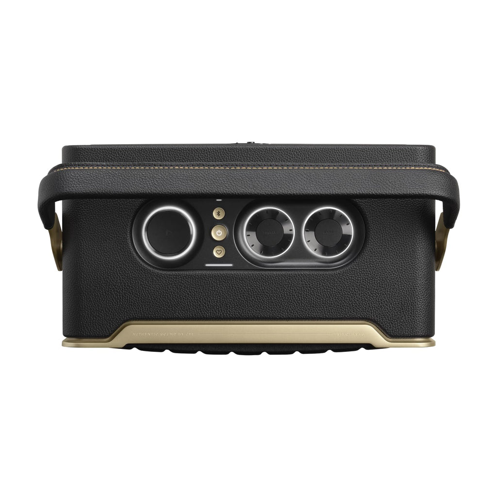 JBL Authentics 300 Enceinte intelligente connectée portable avec WiFi, Bluetooth et assistants vocaux, design rétro, noire
