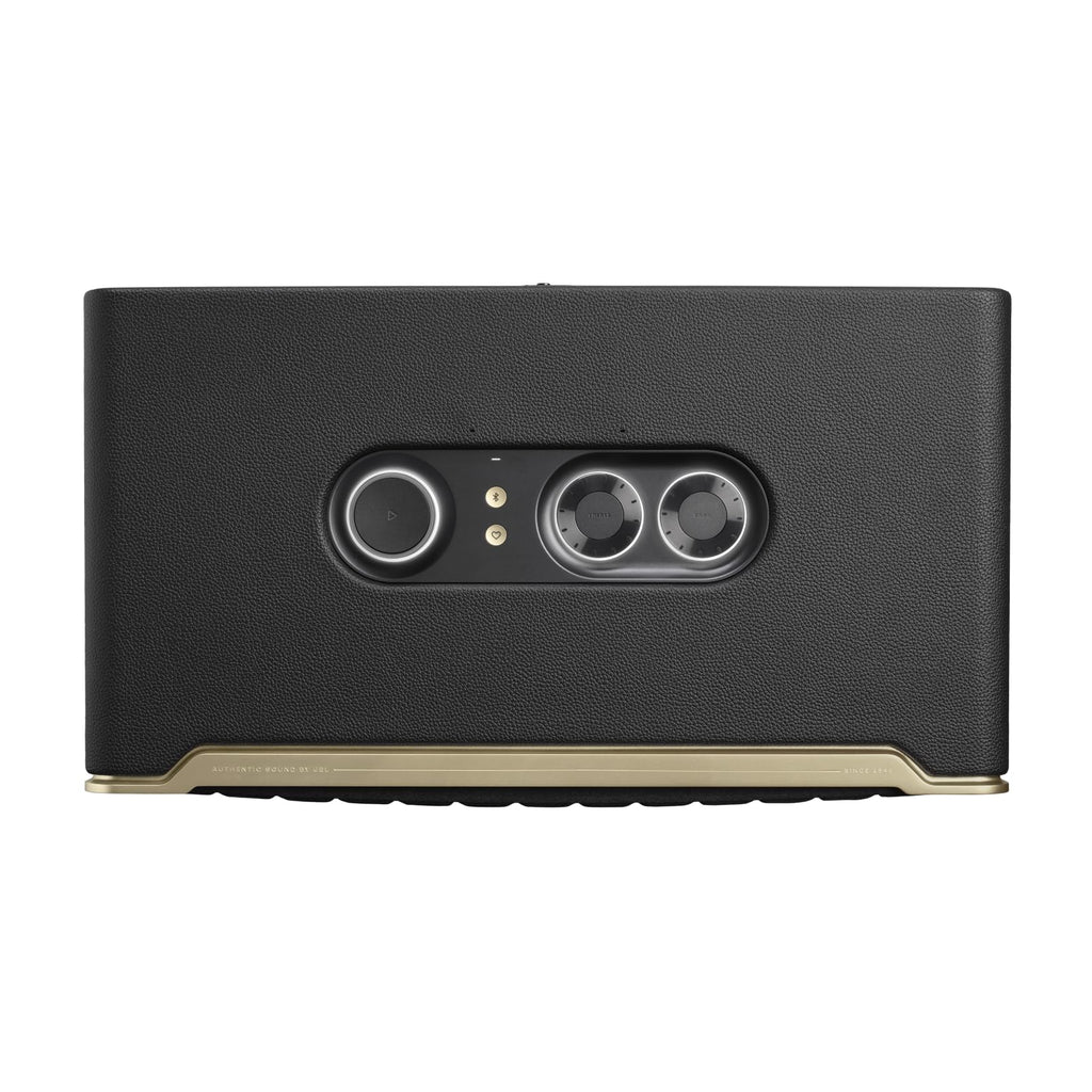JBL Authentics 500 Enceinte intelligente connectée Hi-fidelity avec WiFi, Bluetooth et assistants vocaux, Dolby Atmos, design rétro, noire