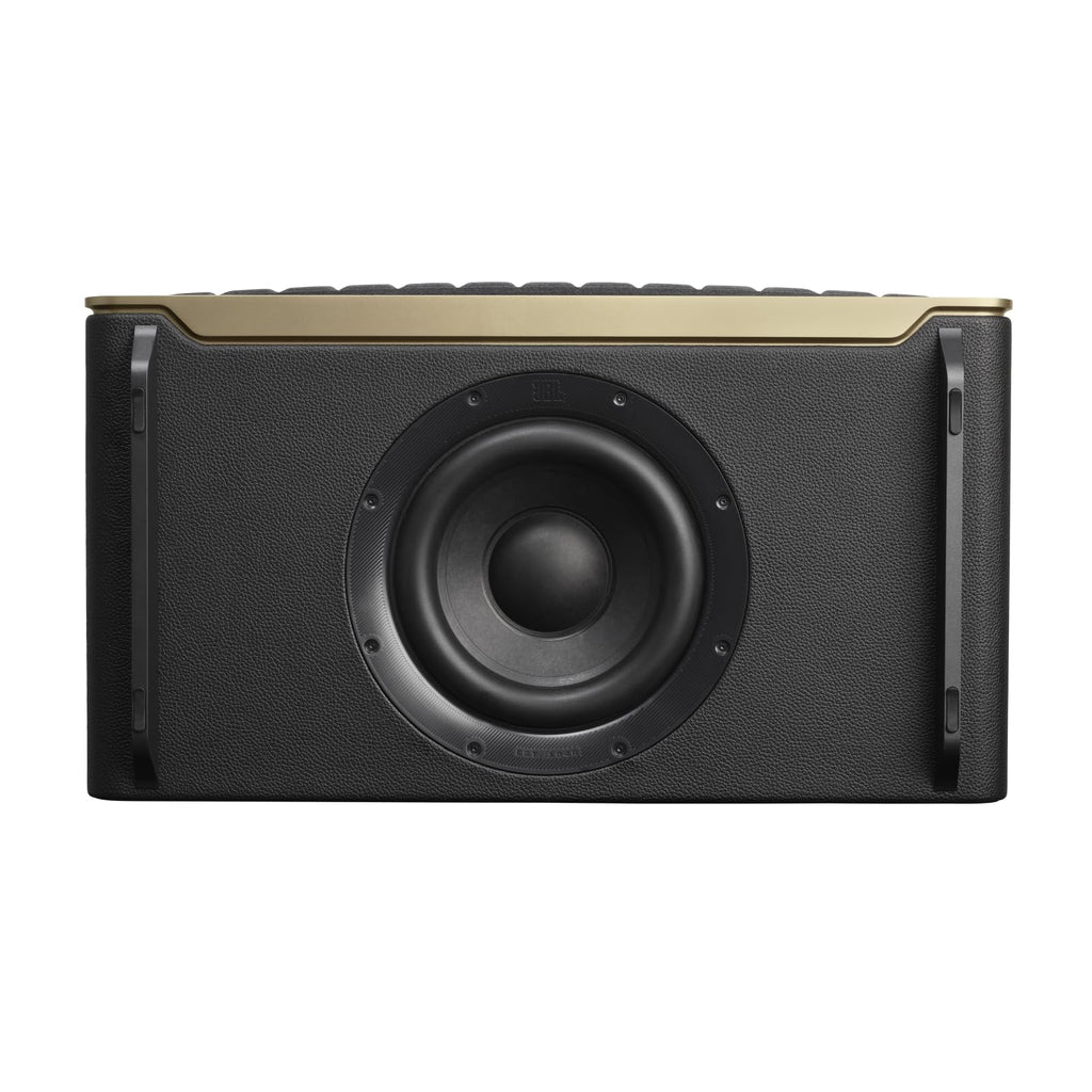 JBL Authentics 500 Enceinte intelligente connectée Hi-fidelity avec WiFi, Bluetooth et assistants vocaux, Dolby Atmos, design rétro, noire