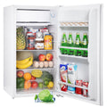 Upstreman Petit Frigo avec Congélateur de 91L, Bac à Légumes, Thermostat Réglable, Silencieux, Petit Frigo de Bureau, Porte Réversible, Réfrigérateur