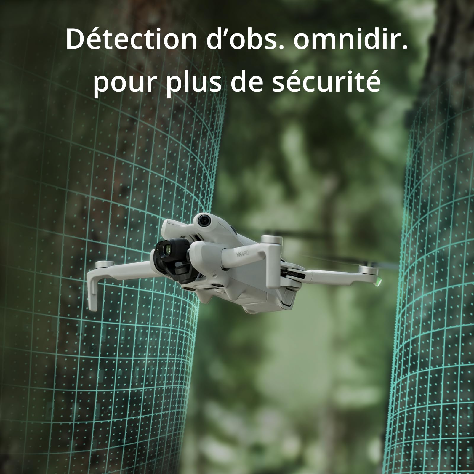 DJI Bundle avec Mini 4 Pro Fly More avec RC 2 (Radiocommande avec Écran), Mini Drone Pliable avec Caméra 4K, Moins de 0,549 lb/249 g, Temps de Vol de 34 min, 2 Batteries Supplémentaires, C0