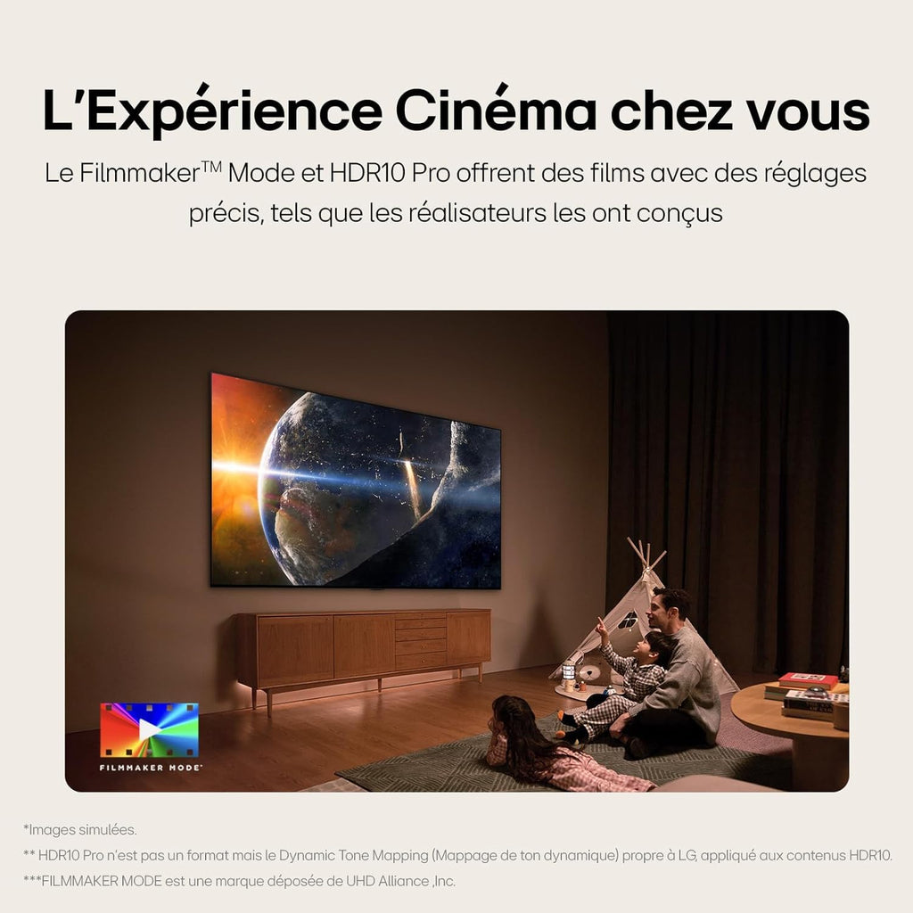 LG Nanocell TV 2024 | 75NANO81 | 75 Pouces | UHD | Processeur α5 Gen7 AI 4K, Bleu foncé