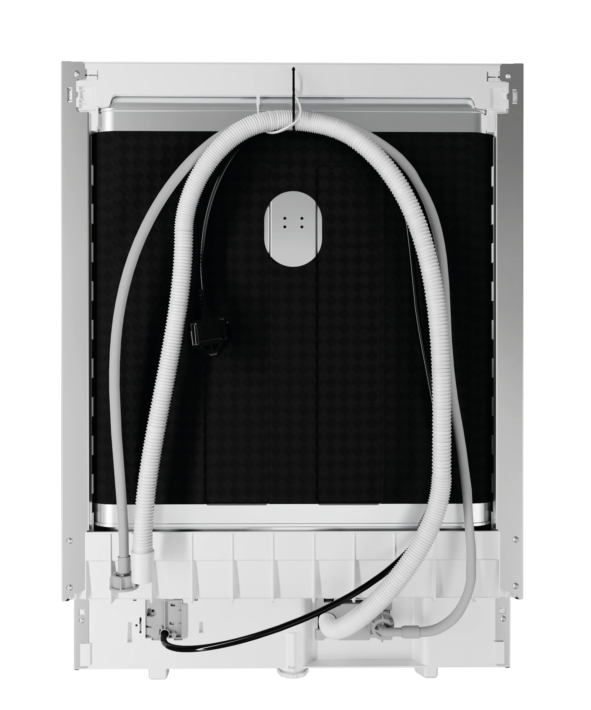 Lave vaisselle encastrable 60 cm Whirlpool WBC3C26 - Lave vaisselle integrable Bandeau blanc - Classe énergétique A++ / Affichage temps restant - Départ différé