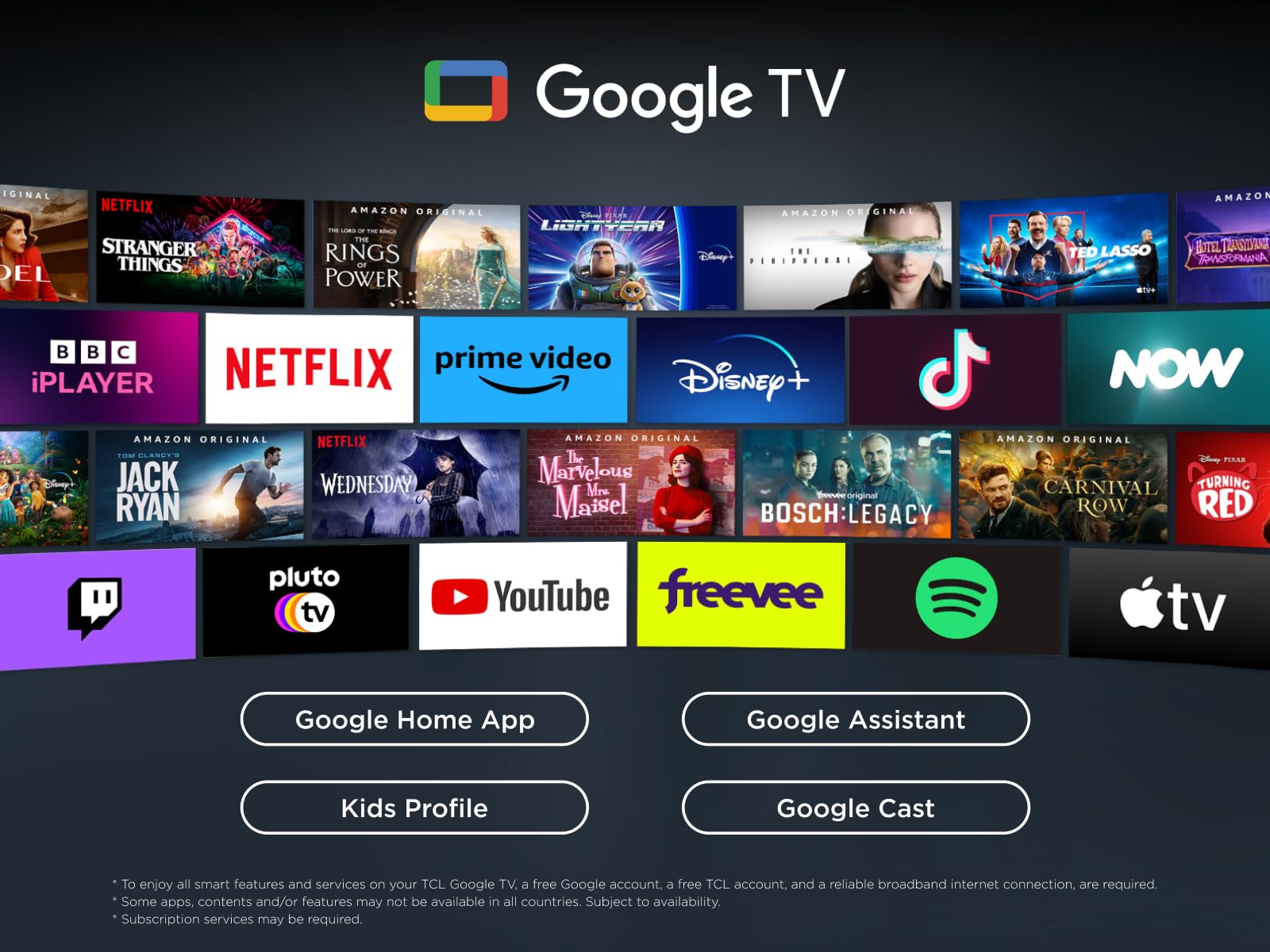 TCL 85T8C 85" QLED 4K HDR Ultra HD TV, Smart TV Powered by Google TV (Dolby Vision & Atmos, 144Hz Motion Clarity Pro, FreeSync, Onkyo 2.1 Sound, Voice Control)