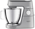 Kenwood Titanium Chef Baker XL, Robot Pâtissier avec Batteur K, Crochet Pétrisseur, Fouet et Bol de 7 Litres, KVL85.424SI, 1200W, Argent