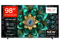 TCL 98Q6C QD-Mini LED TV, 4K HDR Premium 1000nits, Smart TV alimenté par Google (Dolby Vision IQ et Atmos, Panneau HVA Mat, système Audio Onkyo 2.1, Motion Clarity Pro 144Hz)