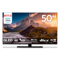 MEDION TV 50 Pouces (125,7 cm) QLED Television (Smart TV, 4K, Dolby Vision HDR, Prime Video, Disney+, Dolby Atmos, DTS X, Compatible avec Google TV, PVR, Bluetooth, MD 850700)