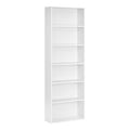 Étagère blanche à 5 niveaux pour un rangement optimisé